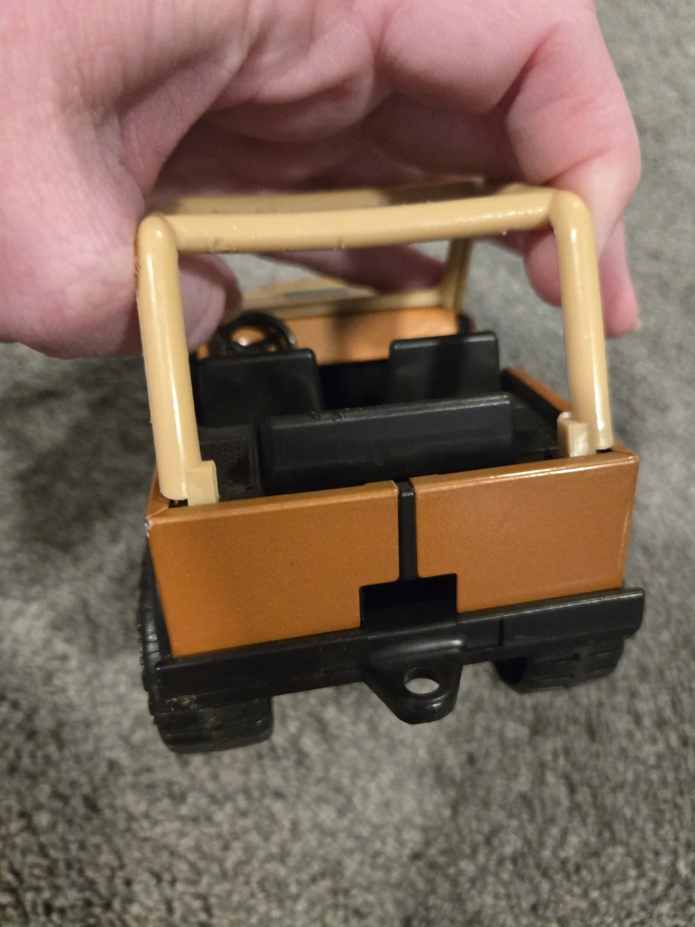 Buddy L Corp Vintage 1979 Jeep Renegade Toy Tan Burnt Orange & Stripes Collect